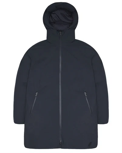 Rains - Sarna Long Puffer Jakke - Navy